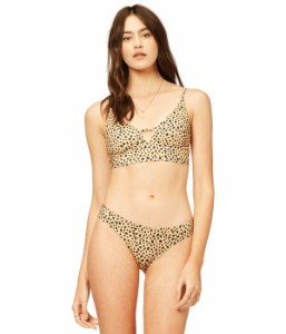 ビラボン レディース トップのみ 水着 Well Spotted V-Neck Cami Bikini Top Gold Dust