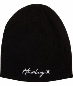 ハーレー レディース 帽子 アクセサリー Script Staple Beanie Black