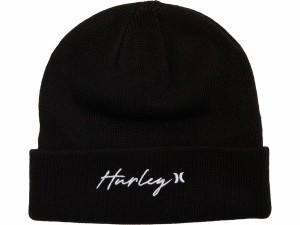 ハーレー レディース 帽子 アクセサリー Script Cuff Beanie Black