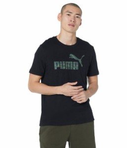 プーマ メンズ シャツ トップス Forest Camo No.1 Tee Puma Black/Green Camo