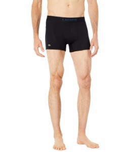 ラコステ メンズ ボクサーパンツ アンダーウェア Semi Fancy Underwear Trunks Black/Raffia Matting