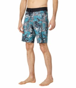 ボルコム メンズ ハーフパンツ・ショーツ 水着 Nada Floral Stoney 19" Boardshorts Black