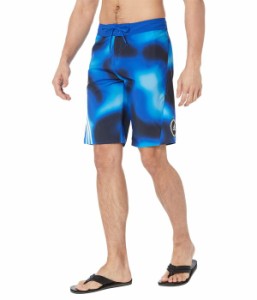 アディダス メンズ ハーフパンツ・ショーツ 水着 Melbourne Graphic 21" Boardshorts Blue Rush/White