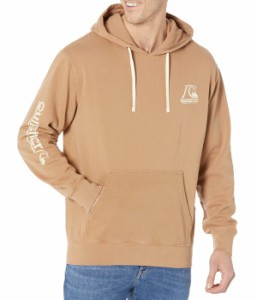 クイックシルバー メンズ パーカー・スウェット アウター Sweet As Slab Pullover Hoodie Tannin