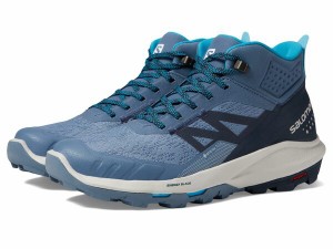 サロモン メンズ スニーカー シューズ Outpulse Mid GTX China Blue Carbon Lunar Rock