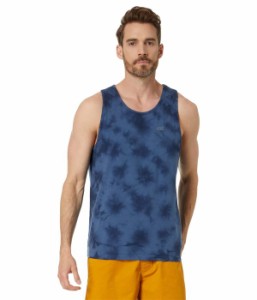 バンズ メンズ シャツ トップス Tie-Dye Drop V Tank Dress Blues