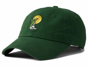 ニクソン メンズ 帽子 アクセサリー Long Trip Strapback Green