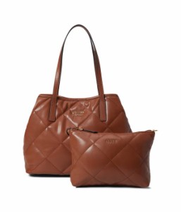 ゲス レディース ハンドバッグ バッグ Vikky Tote Cognac