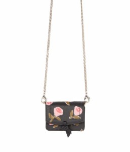 ケイトスペード レディース ＰＣ・モバイルギアケース アクセサリー Knott Ditsy Rose Printed PVC Airpod Pro Case On Chain Black Mult