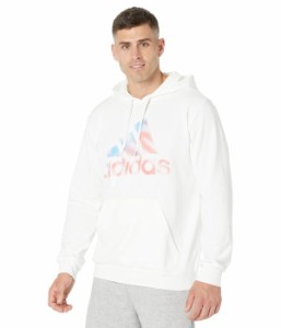 アディダス メンズ パーカー・スウェット アウター Americana Badge of Sport Hoodie White