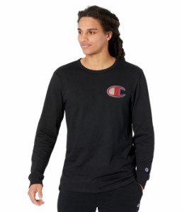 チャンピオン メンズ シャツ トップス Heritage Long Sleeve Tee Black