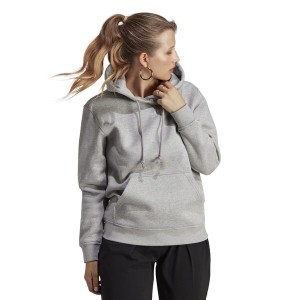 アディダス レディース パーカー・スウェット アウター Adicolor Essentials Fleece Hoodie Medium Grey Heather