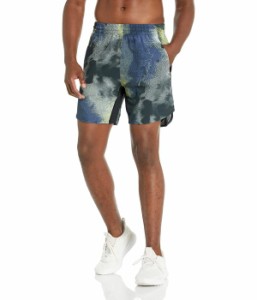 アディダス メンズ ハーフパンツ・ショーツ ボトムス Hiit All Over Print 9" Shorts Multicolor/Impact Yellow