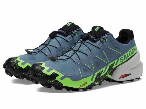 サロモン メンズ スニーカー シューズ Speedcross 6 GTX Flint Stone/Green Gecko/Black