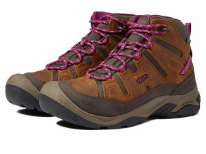 キーン レディース ブーツ・レインブーツ シューズ Circadia Mid Waterproof Syrup/Boysenberry