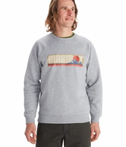 マーモット メンズ パーカー・スウェット アウター Montane Crew Sweatshirt Grey Heather