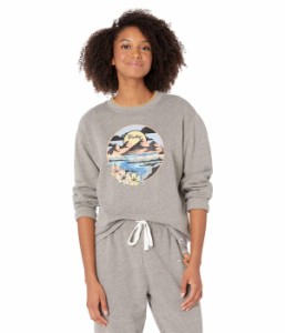 ハーレー レディース パーカー・スウェット アウター May Girlfriend Crew Heather Grey