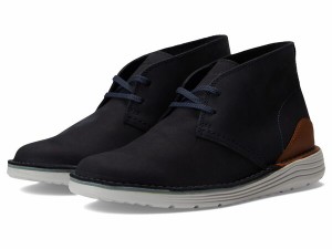 クラークス メンズ ブーツ・レインブーツ シューズ Brahnz Mid Navy Nubuck