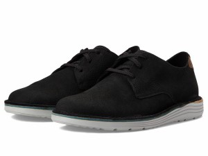 クラークス メンズ スニーカー シューズ Bruno Low Black Nubuck