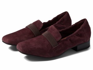 クラークス レディース スリッポン・ローファー シューズ Tilmont Eve Burgundy Suede