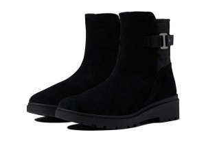 クラークス レディース ブーツ・レインブーツ シューズ Calla Mid Black Suede