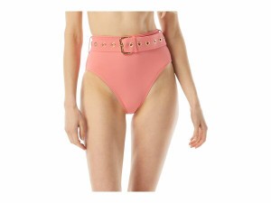 マイケルコース レディース ボトムスのみ 水着 Solids High-Waist Bikini Bottoms Carribean Pink