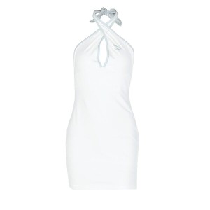 プーマ レディース ワンピース トップス Classics Summer Resort Halterneck Dress Puma White