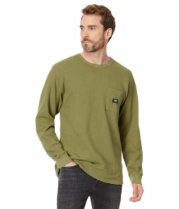 バンズ メンズ シャツ トップス Alder Long Sleeve Pocket Thermal Loden Green