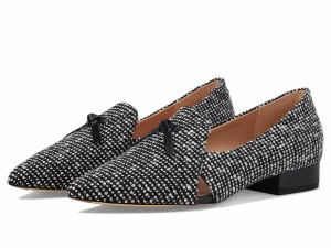 コールハーン レディース スリッポン・ローファー シューズ Viola Skimmer Black/White Boucle