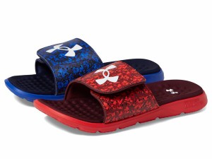 アンダーアーマー メンズ サンダル シューズ Ignite 7 Slide Red/Blue/White