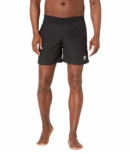 アディダス メンズ ハーフパンツ・ショーツ 水着 Solid Swim Shorts Black/White