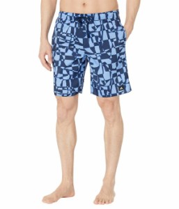 アディダス メンズ ハーフパンツ・ショーツ 水着 Shreded Check Classics 19" Swim Shorts Collegiate Navy/Blue