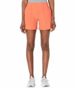 アディダス レディース ハーフパンツ・ショーツ ボトムス Pin Tuck 5" Pull-On Shorts Coral Fusion