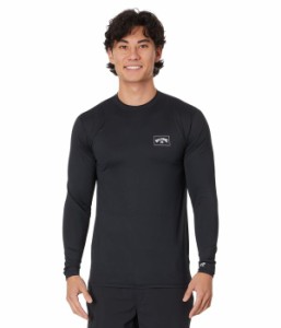 ビラボン メンズ トップのみ 水着 Arch Mesh Loose Fit Long Sleeve Surf Tee Black