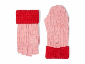 ケイトスペード レディース 手袋 アクセサリー Bow Cuff Pop Top Gloves Pink Multi