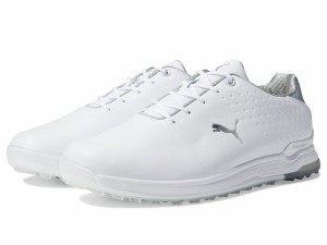 プーマ メンズ スニーカー シューズ Proadapt Alphacat Leather Golf Shoes Puma White/Puma Silver