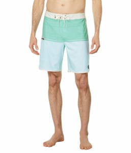 オニール メンズ ハーフパンツ・ショーツ 水着 Hyperfreak Tech Trvlr Nomad 19" Scallop Boardshorts Aqua Wash