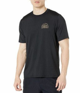 ハーレー メンズ トップのみ 水着 Hybrid UPF Short Sleeve Surf Tee Black