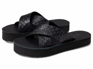 バンズ レディース サンダル シューズ Cross Strap Mega Platform Karina Rozunko Black