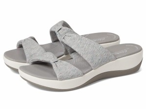 クラークス レディース サンダル シューズ Arla Coast Grey Textile