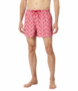 ラコステ メンズ ハーフパンツ・ショーツ 水着 Printed Swim Shorts Lighthouse Red/Reseda