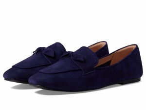 コールハーン レディース スリッポン・ローファー シューズ York Bow Loafer Evening Blue Suede