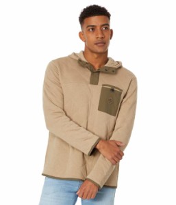 ハーレー メンズ コート アウター Russell Quilted 1/4 Snap Fleece Khaki