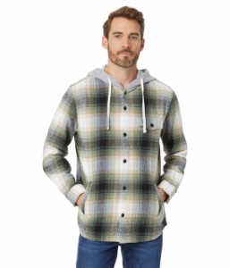 クイックシルバー メンズ パーカー・スウェット アウター Kinloss Long Sleeve Hooded Flannel Laurel Kinloss