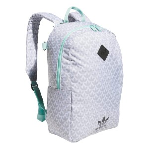 アディダス メンズ バックパック・リュックサック バッグ Graphic Backpack Monogram All Over Print/White/Carbon Grey/Semi Flash Aqua