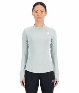 ニューバランス レディース シャツ トップス Q Speed 1NTRO Long Sleeve Juniper