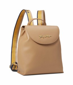 トミー ヒルフィガー レディース バックパック・リュックサック バッグ Rory Flap Backpack PVC Tannin