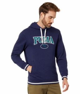 プーマ メンズ パーカー・スウェット アウター Squad Fleece Hoodie PUMA Navy