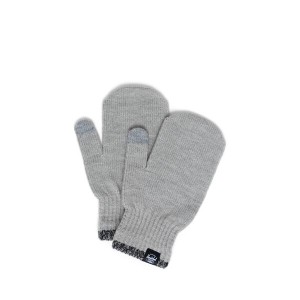 ハーシェルサプライ レディース 手袋 アクセサリー Classic Stripe Mittens Heather Light Grey