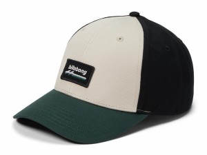 ビラボン メンズ 帽子 アクセサリー Walled Snapback Black/Tan